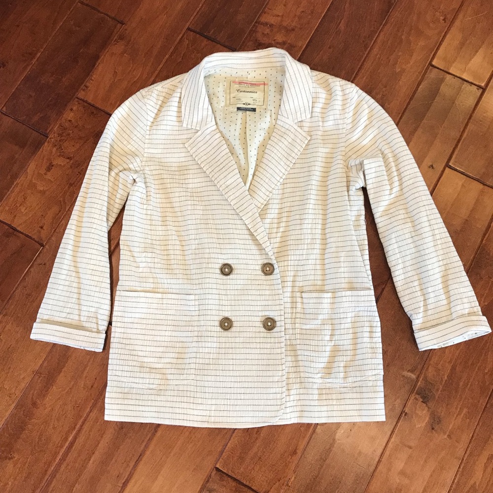Anthropologie Cartonnier Boyfriend Blazer M